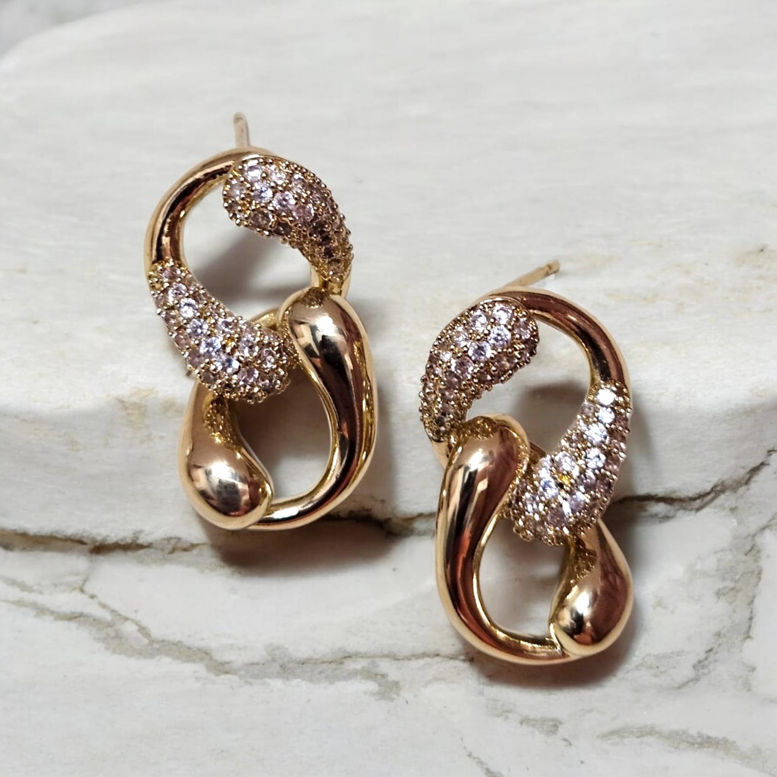 Infinity Diamond Studs - Image 2