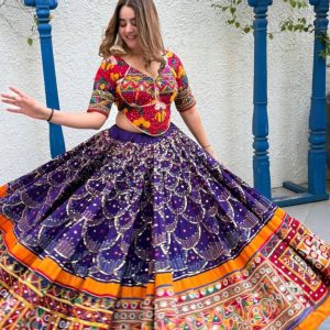 Dark Purple Tone Lehenga