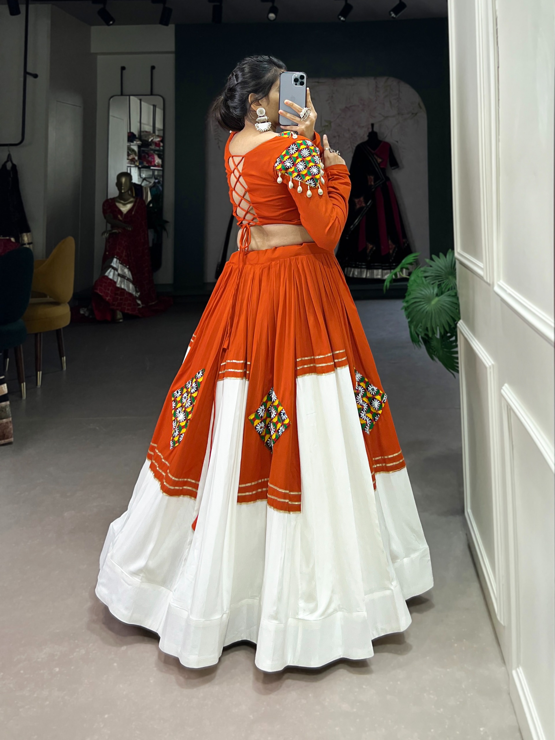 Orange and White Fusion - Image 3