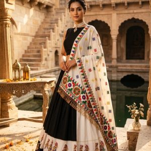 BLACK SIMPLE CHANIYA CHOLI