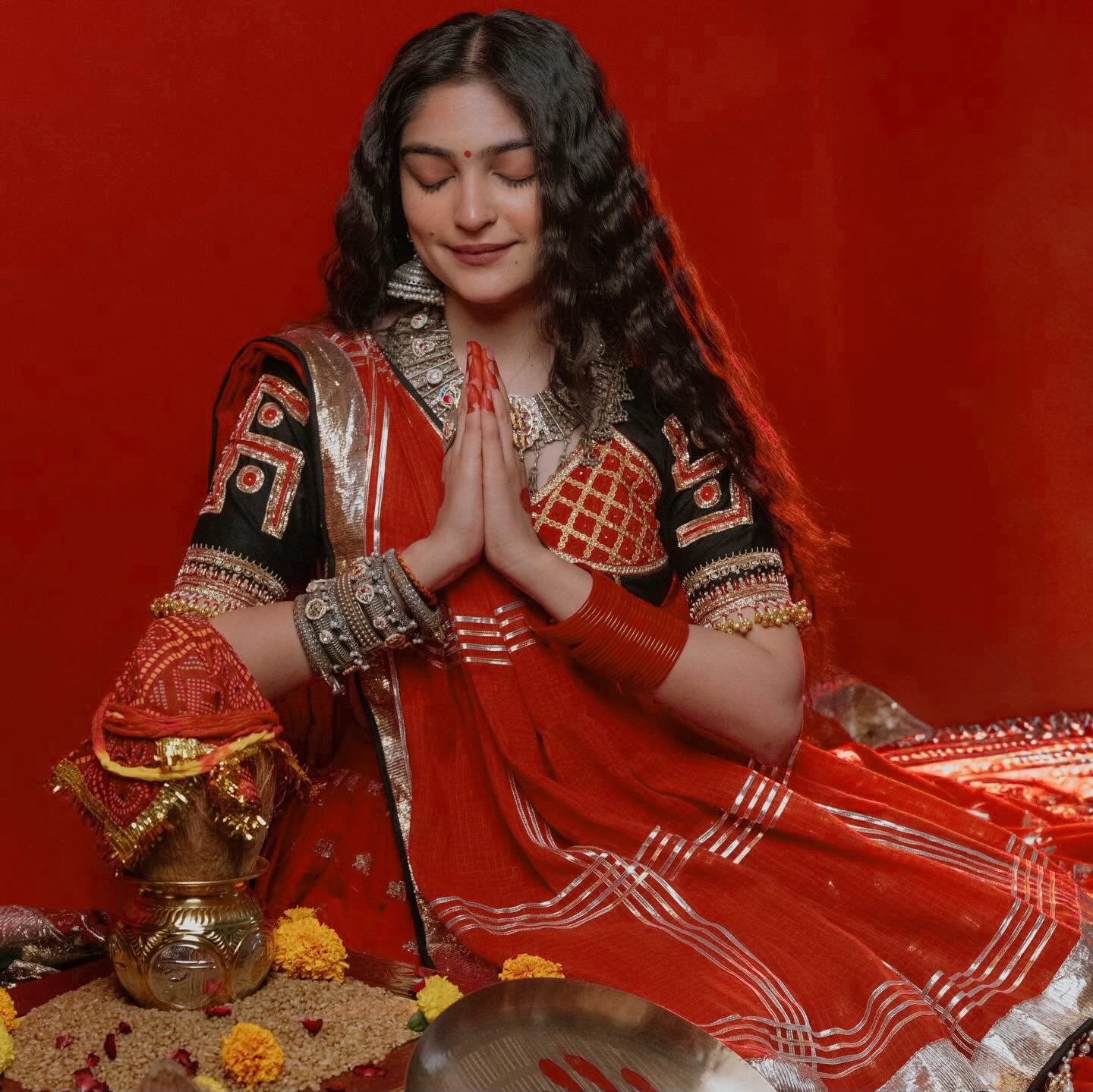 Royal Red Traditional Lehenga Choli - Image 2